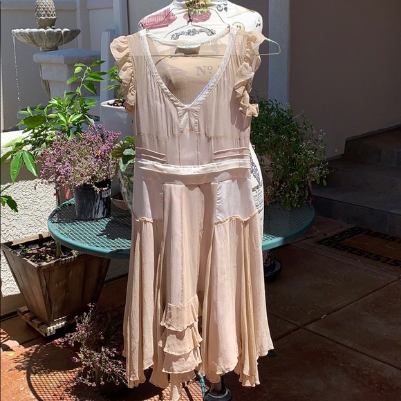 Chloe Dresses & Skirts - Taupe Gauze Chloe Dress